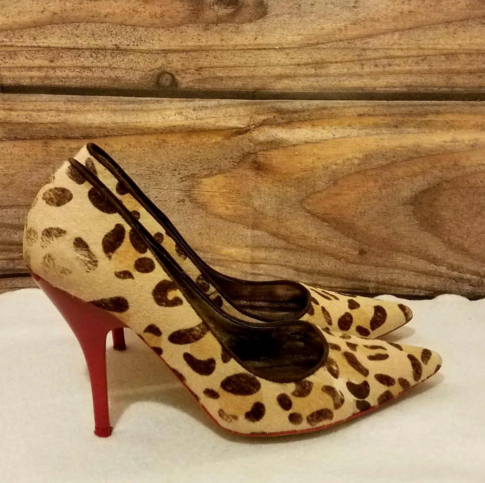 Last chance! Martinez Valero Leopard Heels - Picture 8 of 8